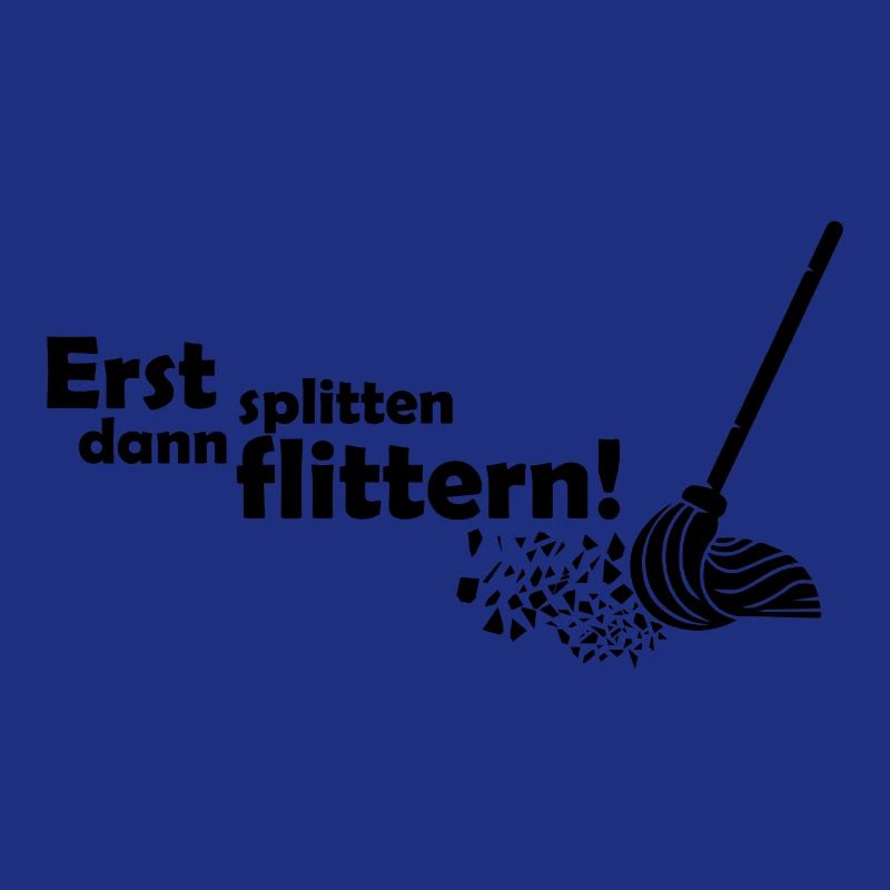 Erst splittern dann flittern Polterabend Geschenk