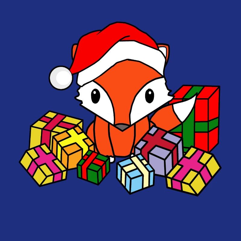 Christmas fox gifts Christmas present