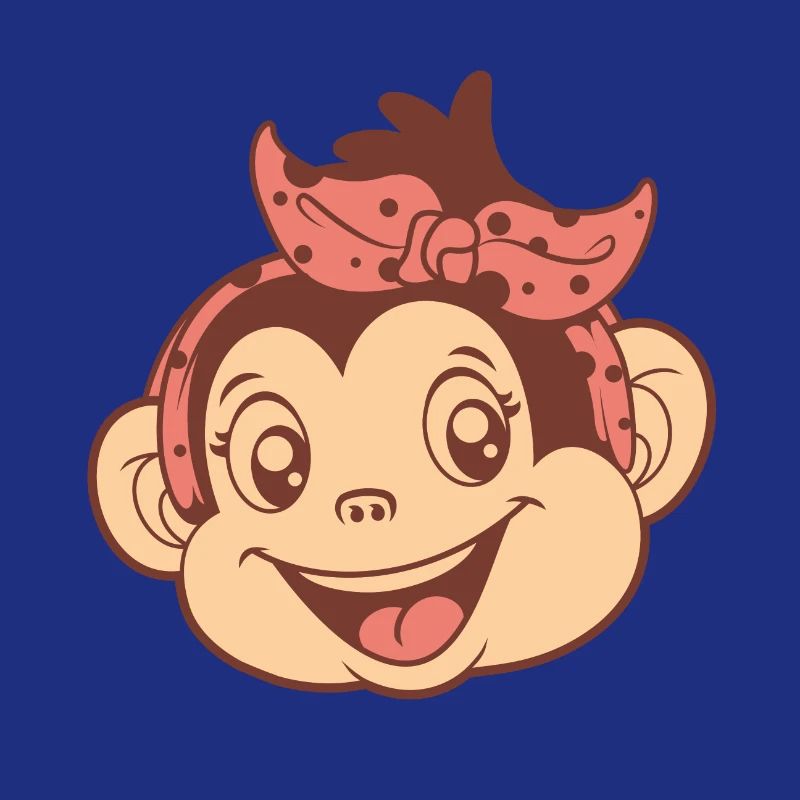 Mädchen Affe Popo Affe Pavianpopo Monkey Affen