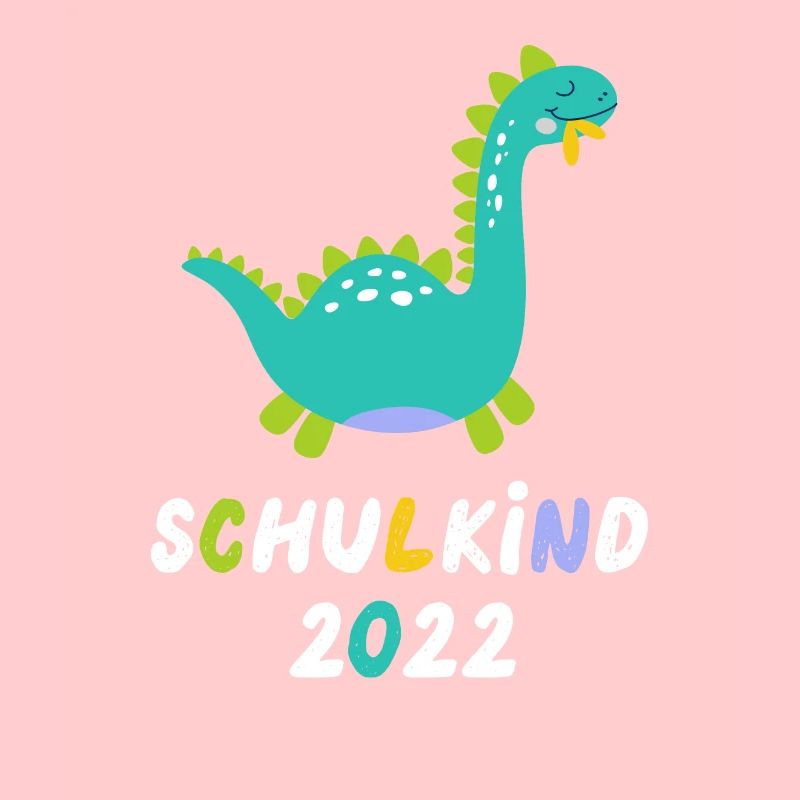 Schulkind 2022 Dinosaurier Einschulung
