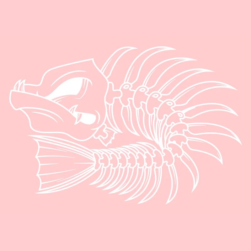 Arêtes de poisson squelette de poisson à chevrons