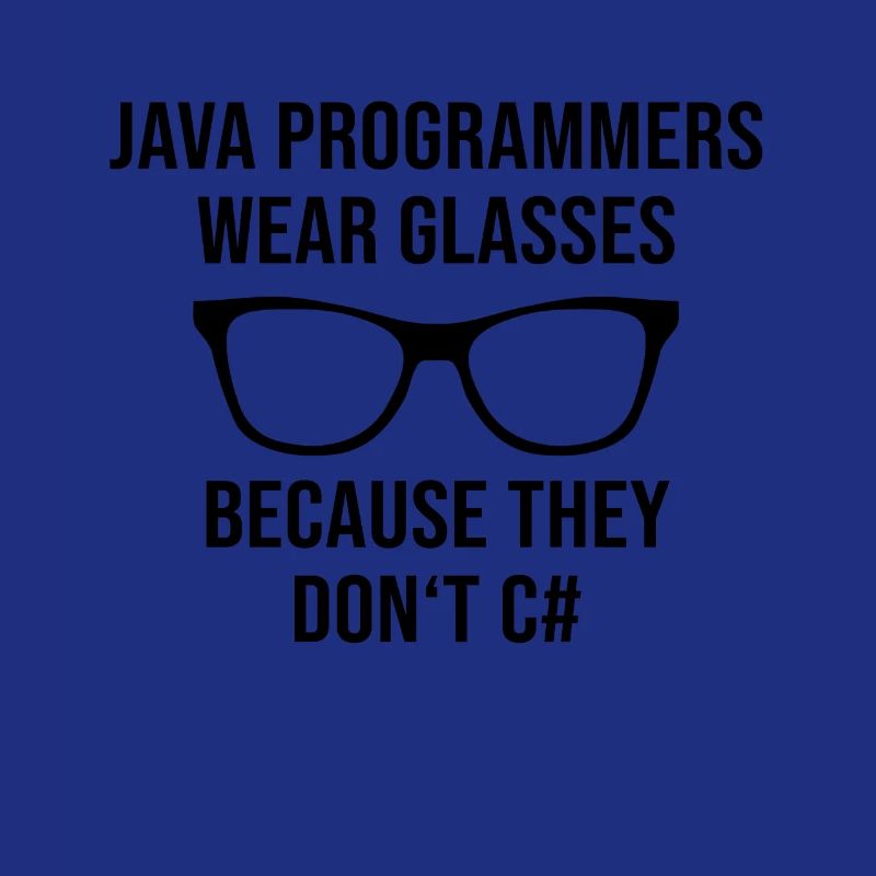 Programmeur Java Developer Glasses