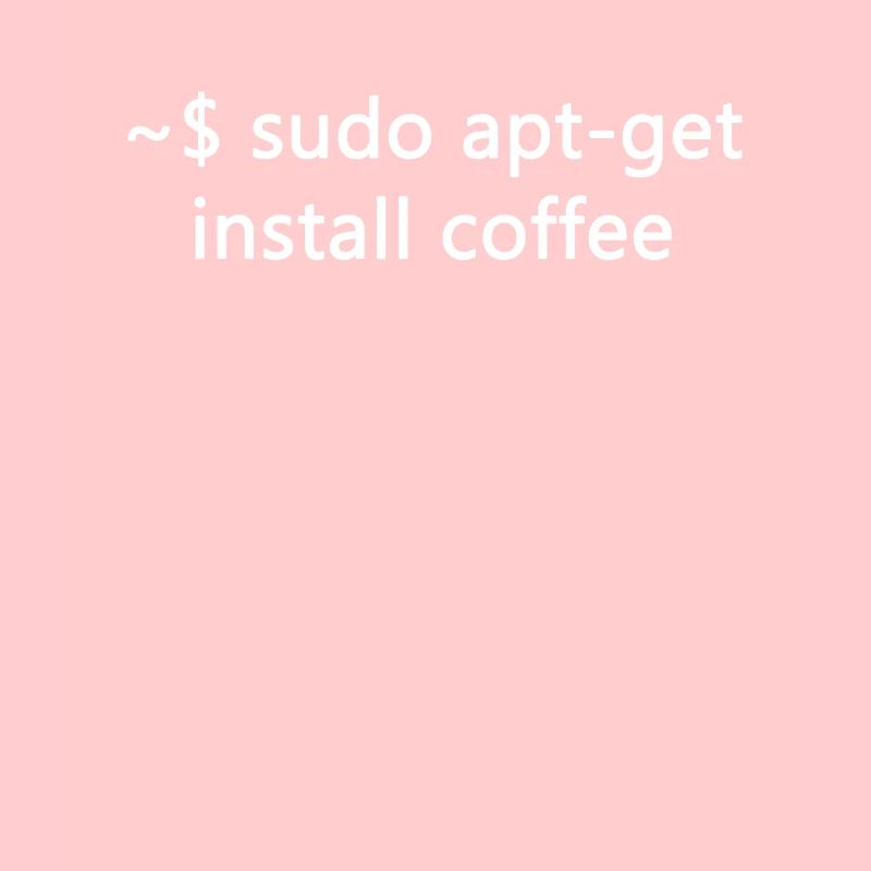 Sysadmin Linux sudo apt-get installer coffee