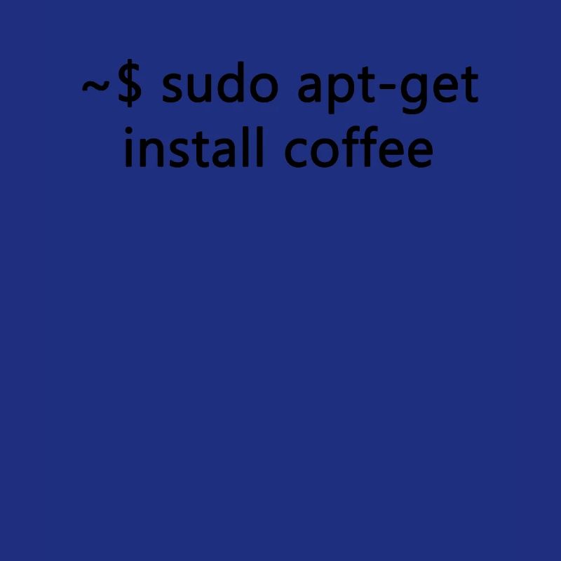 Sysadmin Linux Sudo Apt-Get Kaffee Programmierer