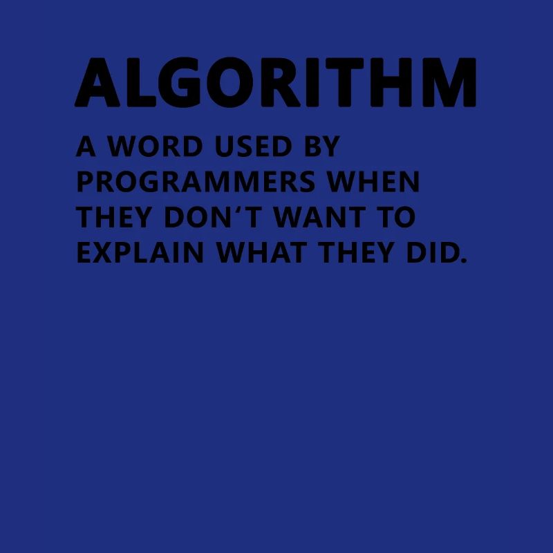 Programmer Algorithm Definition