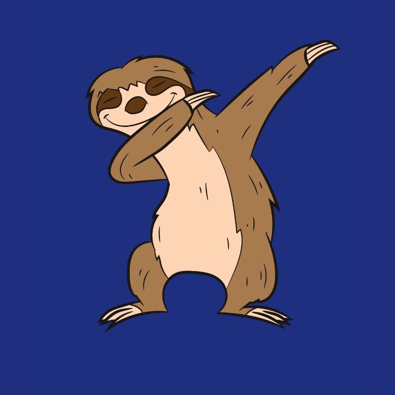 Funny Dabbing Sloth Cute Sloth Dab Kids Dabbing