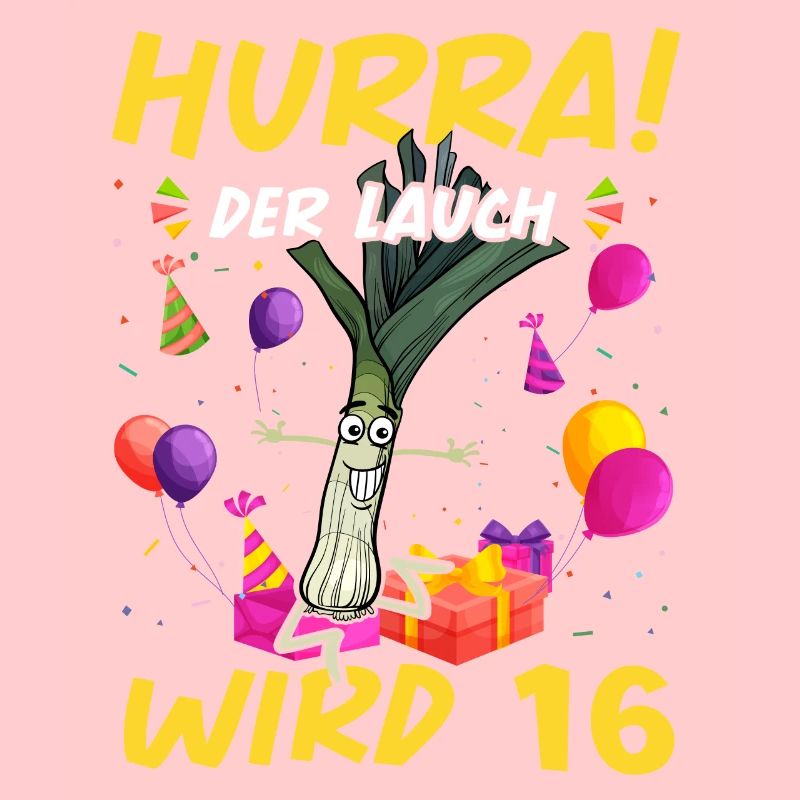 Hurra der Lauch wird 16