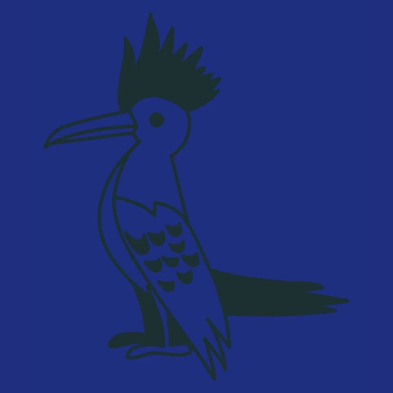 Großer Specht schwarz-weiß