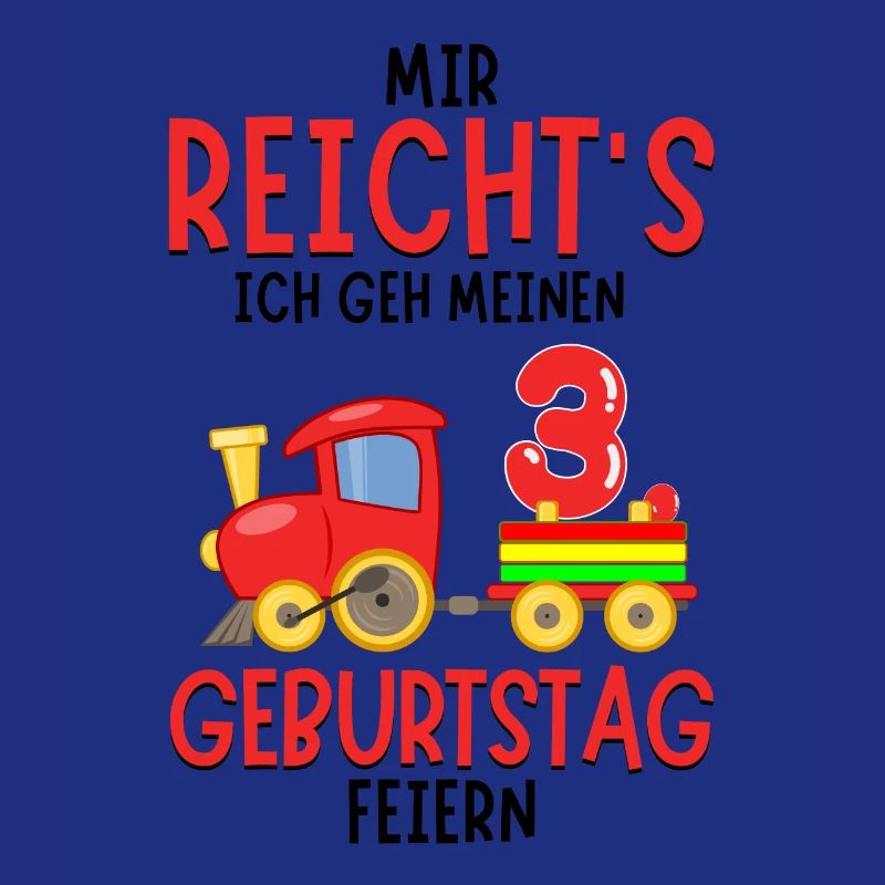 3. Geburtstag Geburtstagsgeschenk mit Eisenbahn