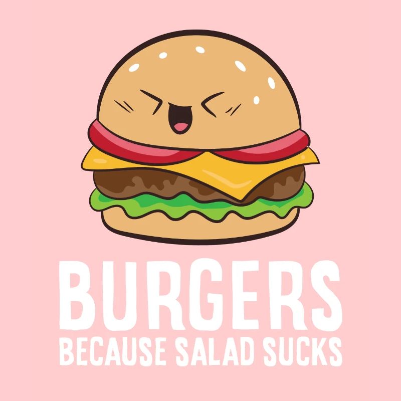 Burger parce que la merde de salade est drôle Hamburger