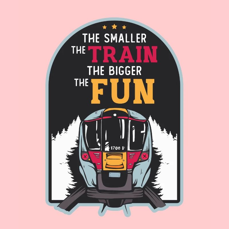 Plus le train est petit, plus le chemin de fer miniature est grand