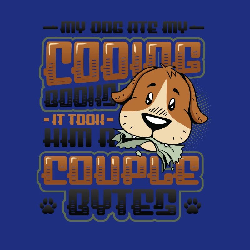 Hund Bytes Code Computer Witz Programmierung