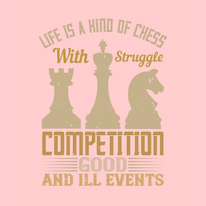 Das Leben ist eine Art Schach, mit Kampf,