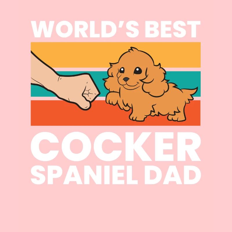 Worlds Best Cocker Spaniel Dad Love Cocker