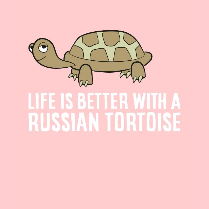 La vie d’animal de compagnie de tortue russe est