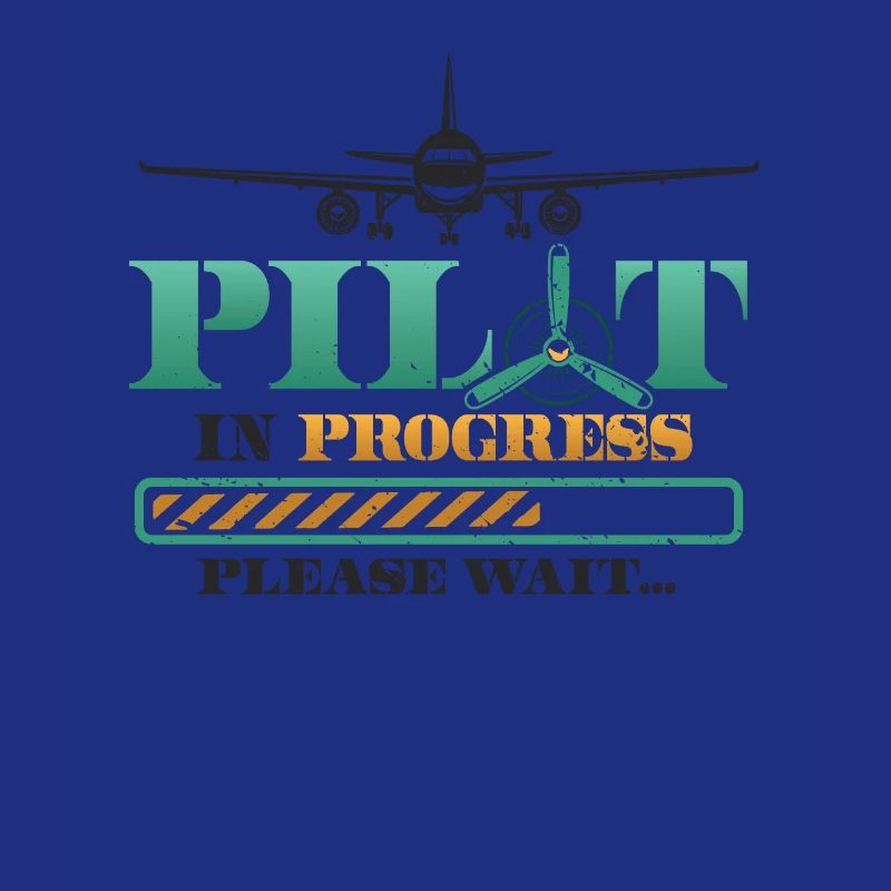 Pilot in progress, please wait, aircraft training
