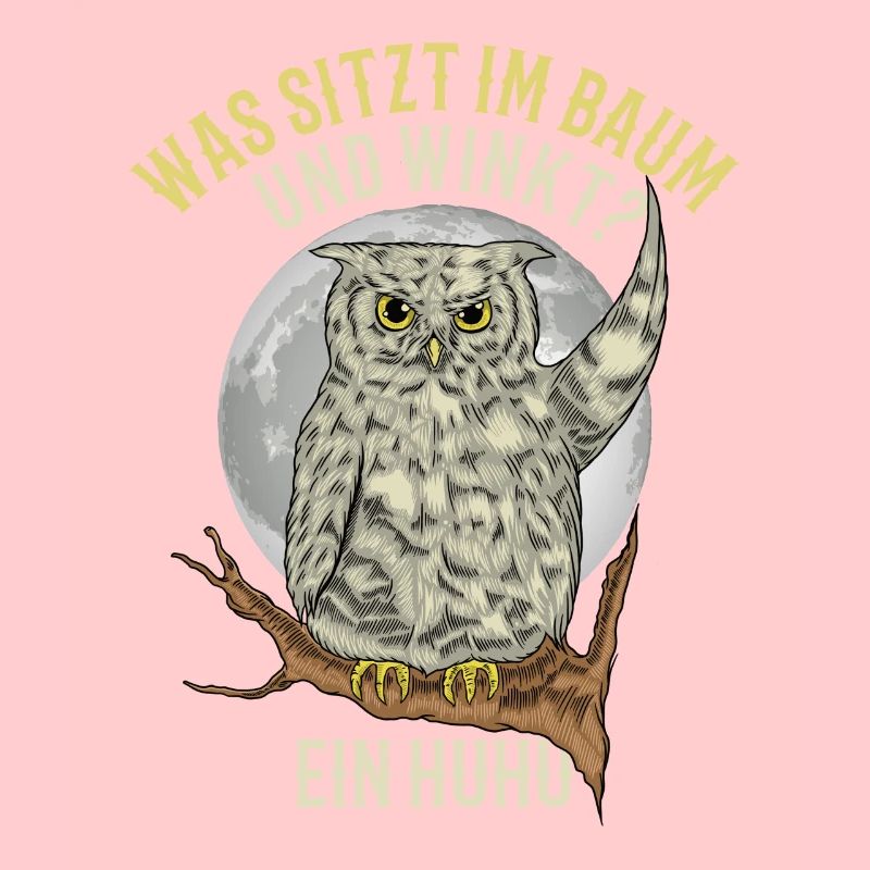 Was sitzt im Baum und winkt? Ein Huhu