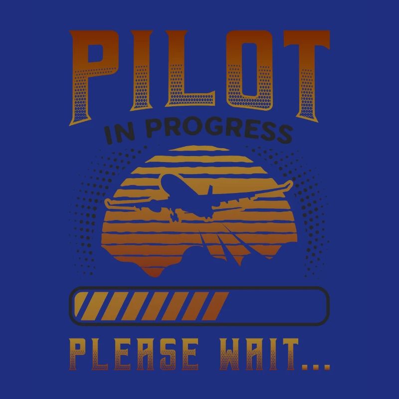 Pilot in progress, please wait, aircraft training