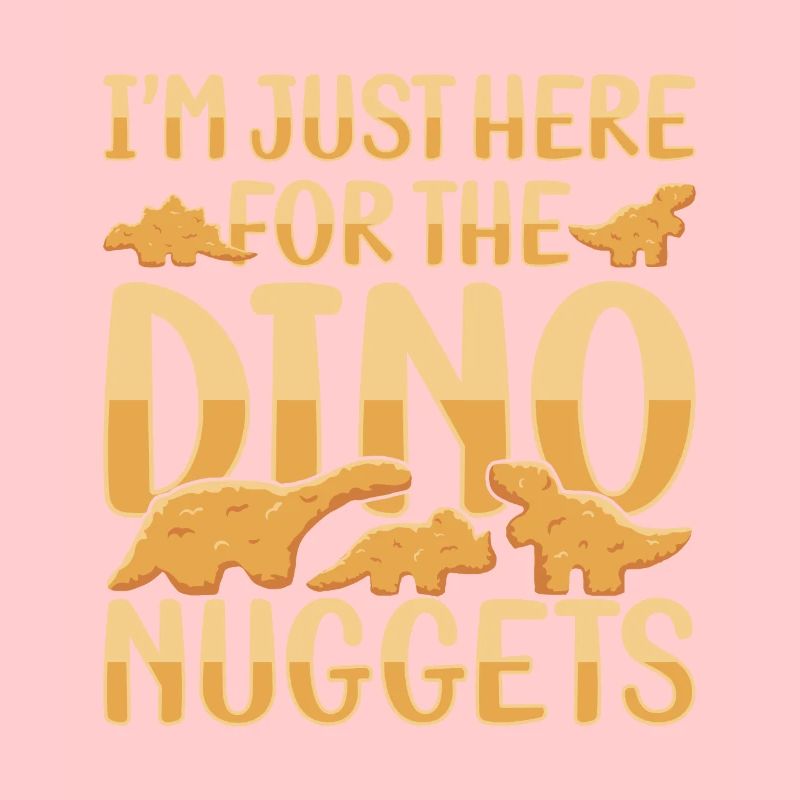 J’aime mon poulet en forme de dinosaure