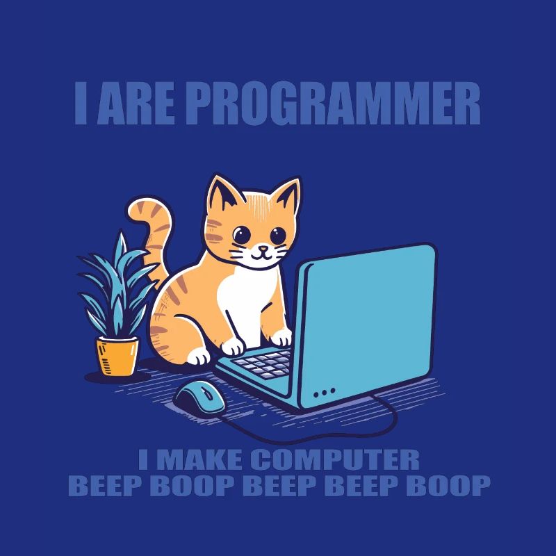Ich bin Programmierer, Arbeitskatze