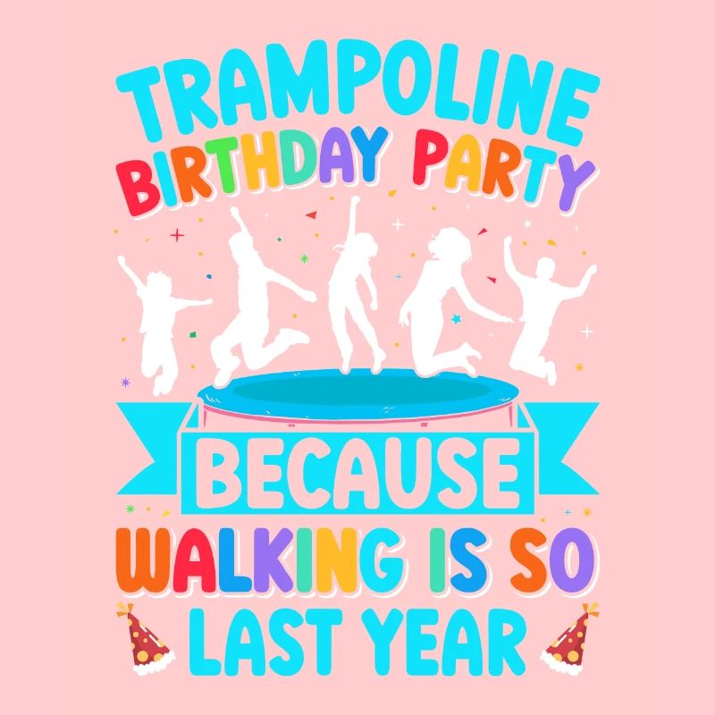 Trampolin Geburtstagsparty