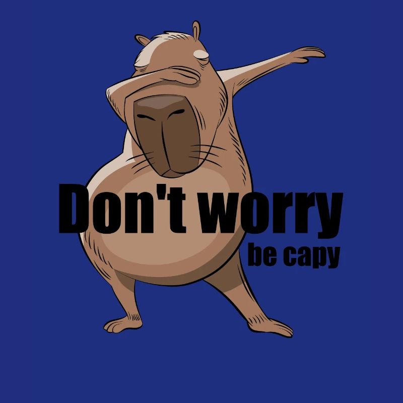 Don't worry be Capy - Capybara dabbing