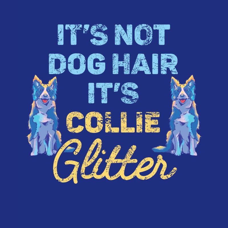 Conception unique de border collie pour