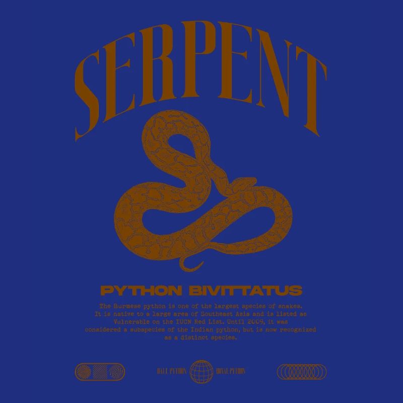 Python Birman Moderne Reptile Keeper Streetwear