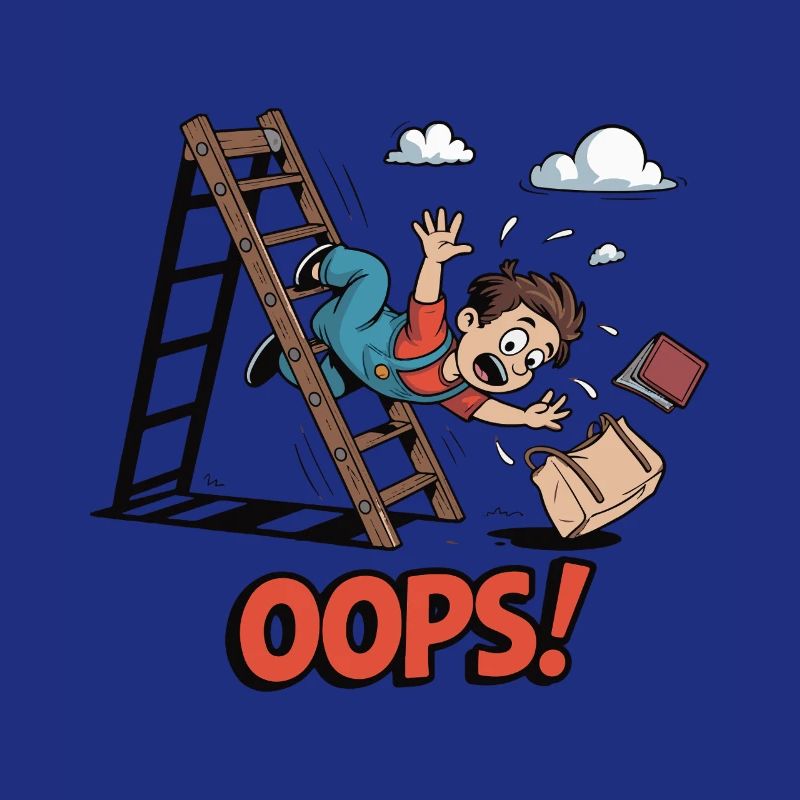 DOWN STAIRS, OOPS