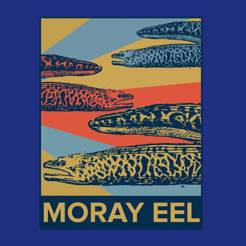 Moray eel diver fish ocean sea creature animal