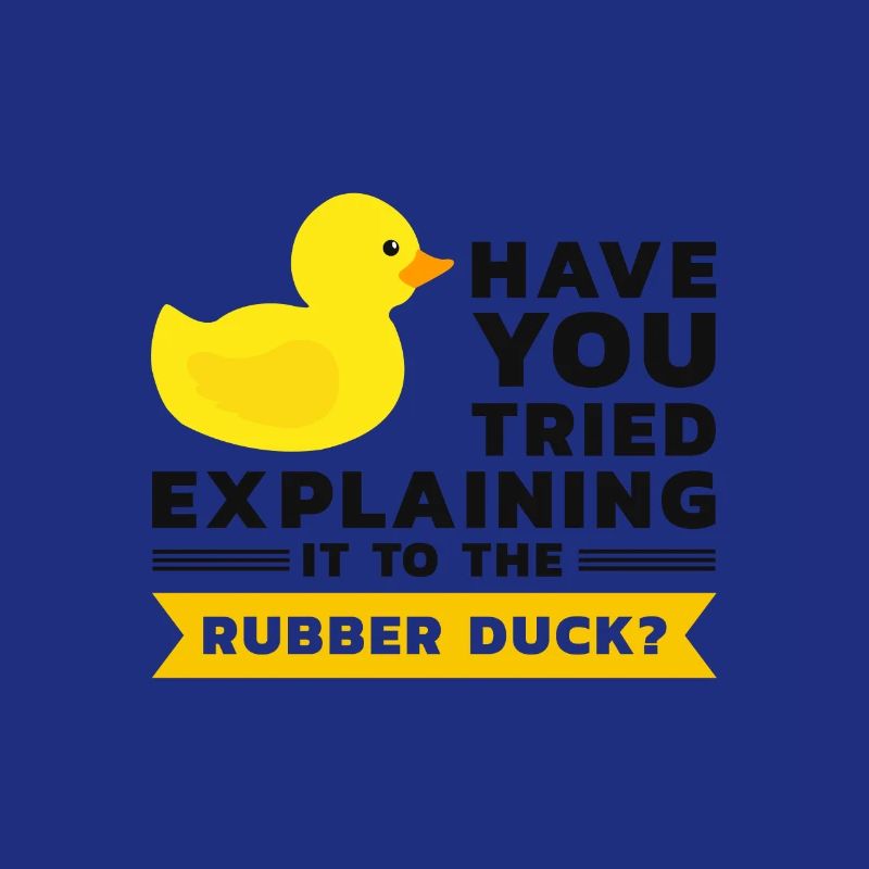 Programmer rubber duck debug