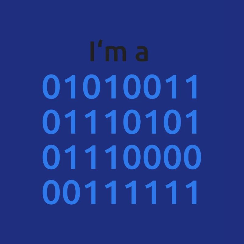Programmer Binary - I'm a nerd