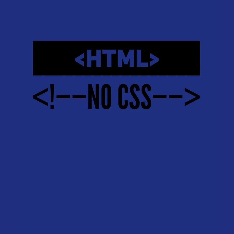 HTML No CSS