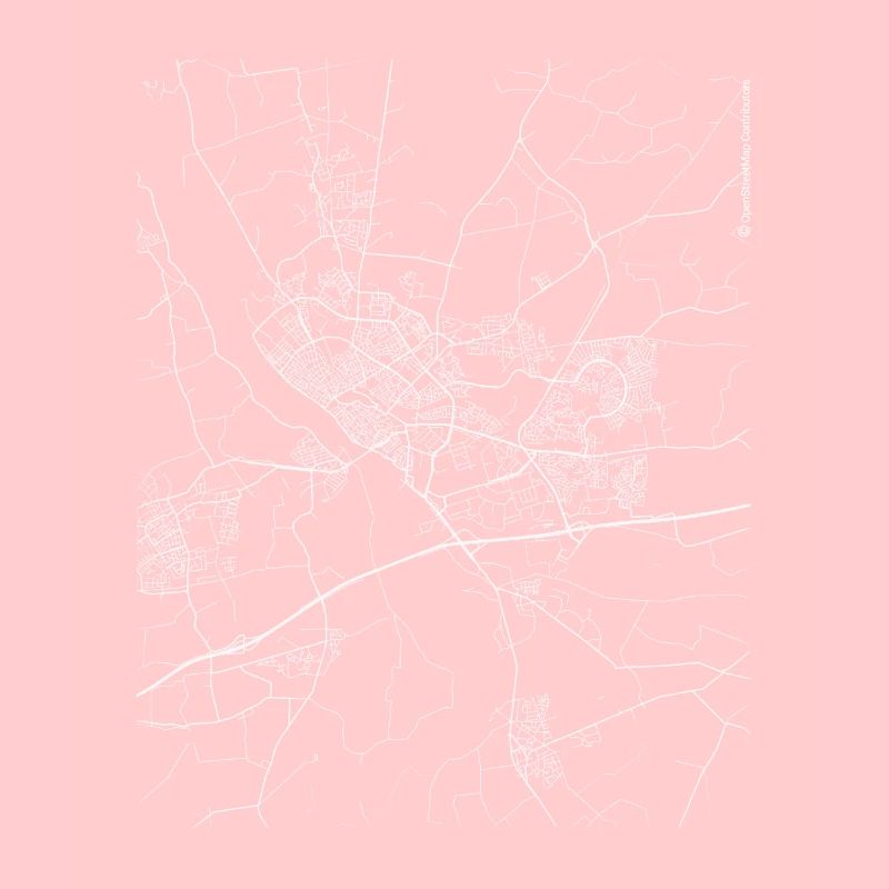 Rues et plan de la ville de Deventer Minimal