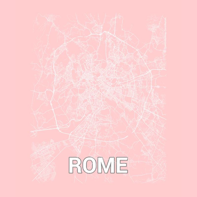 Rom Stadtplan und Straßen