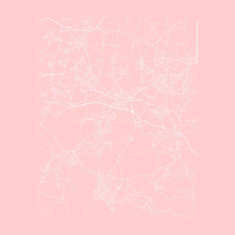 Plan et rues de la ville de Katowice