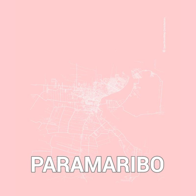 Paramaribo Stadtplan und Straßen