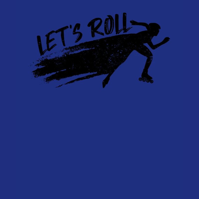 Inline Skating Lets Roll Design Für Einen Inline S
