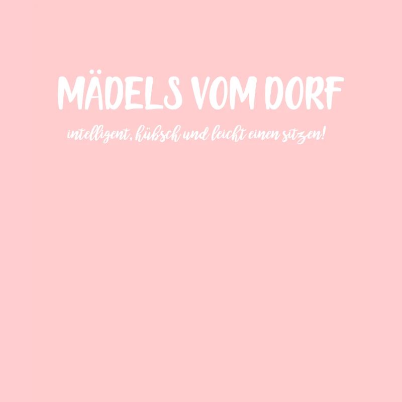 Mädels vom Dorf intelligent hübsch einen sitzen