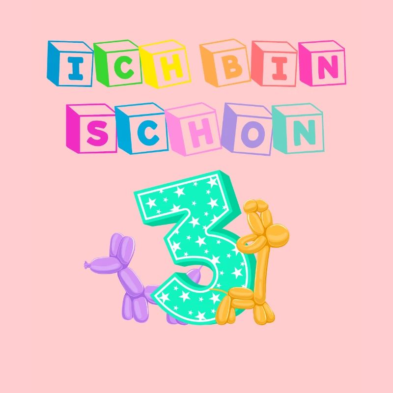 Ich bin schon 3! Geschenk Kinder