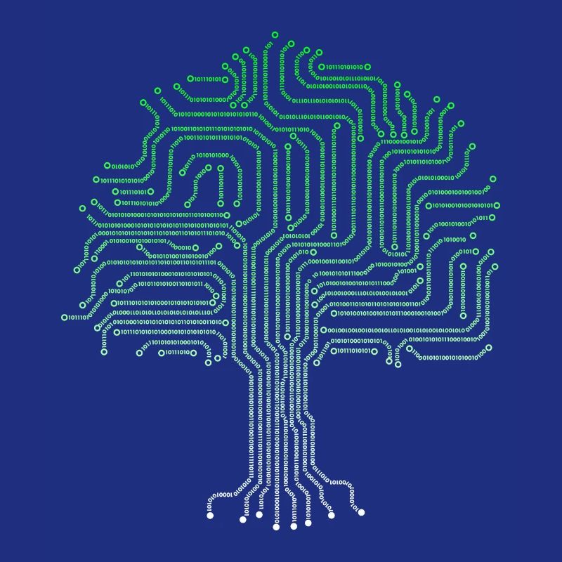 Binary tree computer nerd geek computer scientist