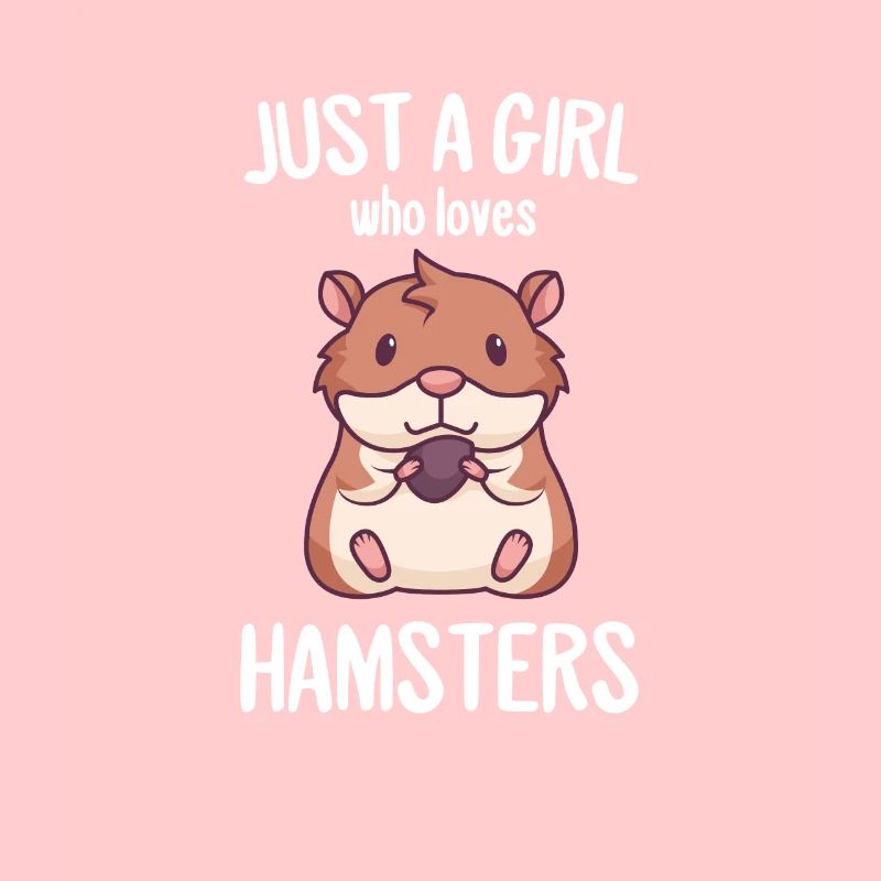 Mädchen das Hamster liebt Hamster Liebe