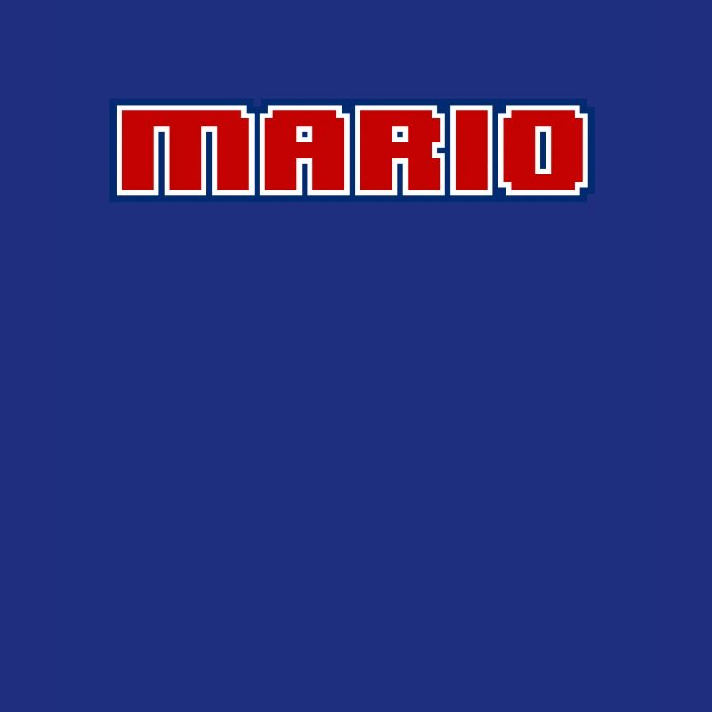8 bit Mario Pixel Gamer Geschenk