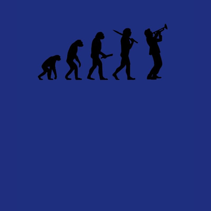 Evolution trumpet brass musician gift band