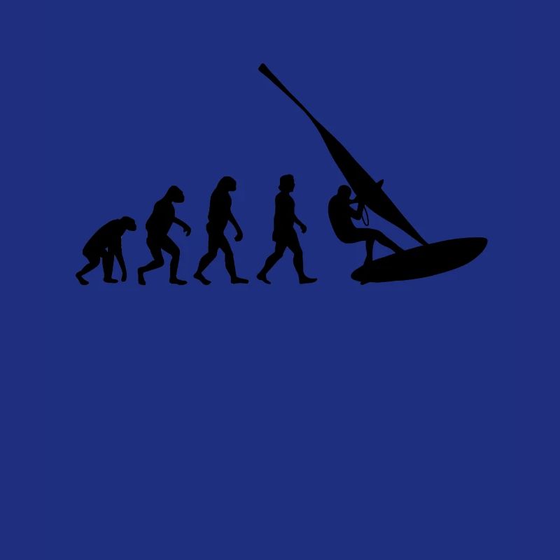 Windsurfen Windsurfer Geschenk Surfen Evolution