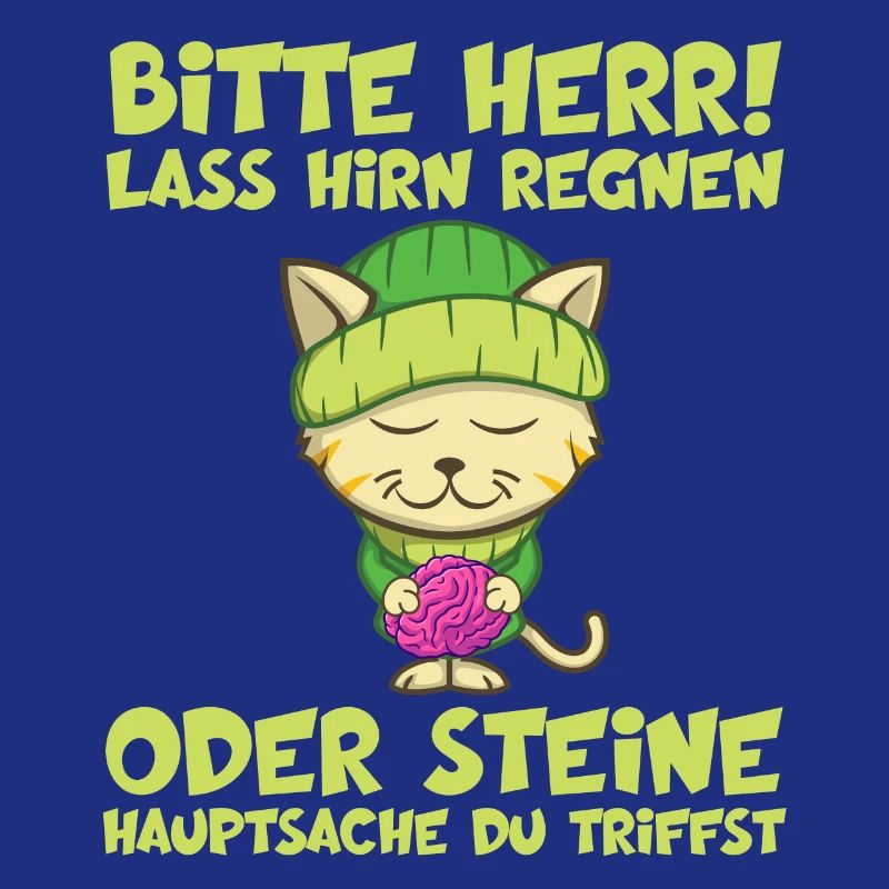 Herr Lass Hirn Regnen Oder Steine Lustige Sprüche