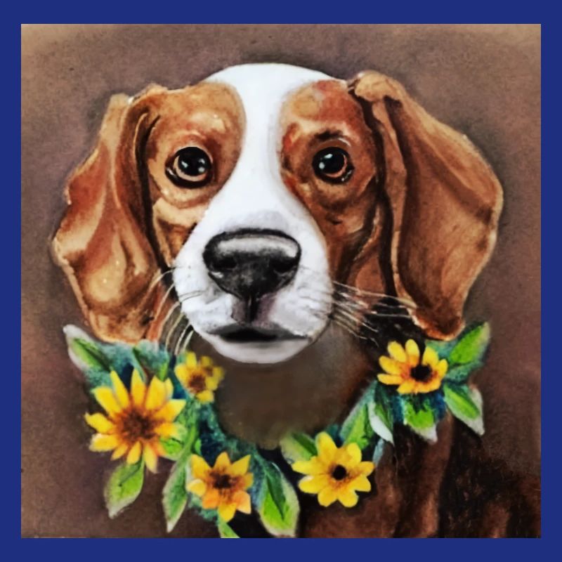 Wow! Spring! -Beagle
