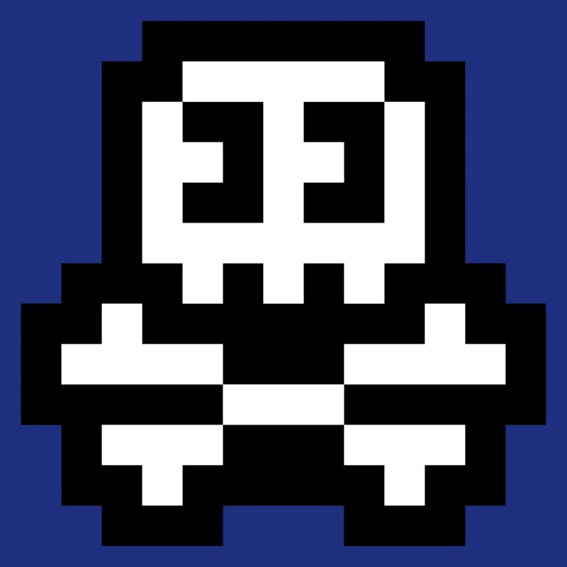 8bit cute skull