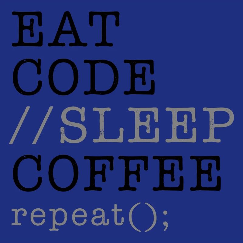 Informatik Python Programmierer essen Code Schlaf