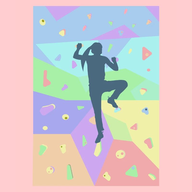 Bouldering Climber Gift Climbing Wall Boulderer